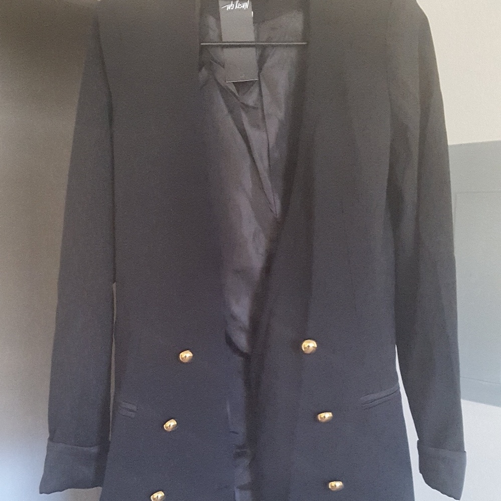 NastyGal Fort Knox Double Breasted Blazer